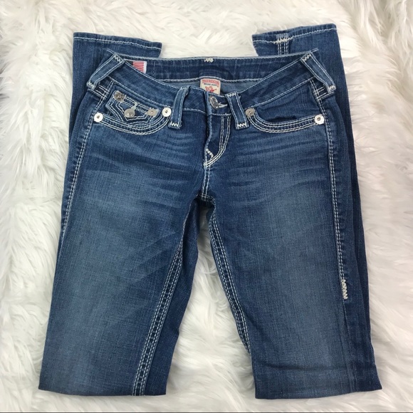 True Religion Julie Big QT Blue Jeans - Picture 1 of 5